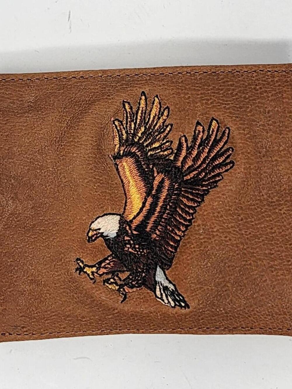 Vintage Genuine Leather Eagle Wallet